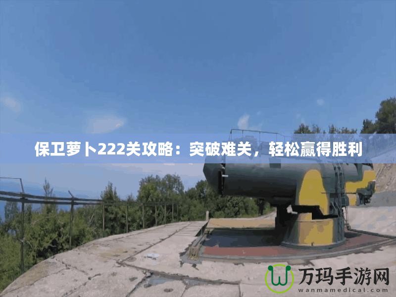 保衛蘿卜222關攻略：突破難關，輕松贏得勝利