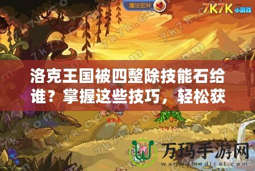 洛克王國被四整除技能石給誰？掌握這些技巧，輕松獲取超強技能！