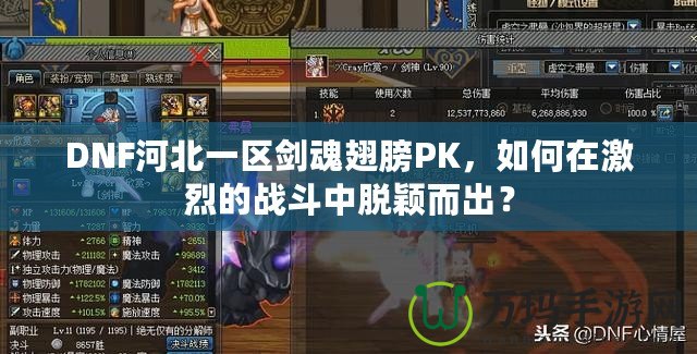DNF河北一區劍魂翅膀PK，如何在激烈的戰斗中脫穎而出？