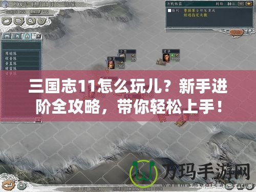 三國志11怎么玩兒？新手進(jìn)階全攻略，帶你輕松上手！