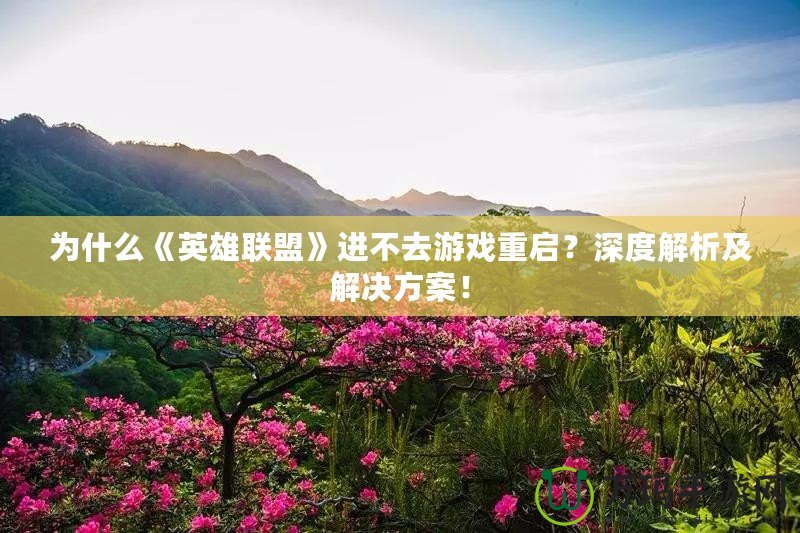 為什么《英雄聯(lián)盟》進(jìn)不去游戲重啟？深度解析及解決方案！