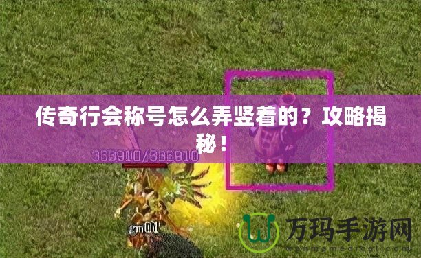 傳奇行會稱號怎么弄豎著的？攻略揭秘！