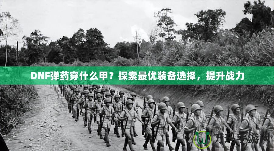 DNF彈藥穿什么甲？探索最優(yōu)裝備選擇，提升戰(zhàn)力