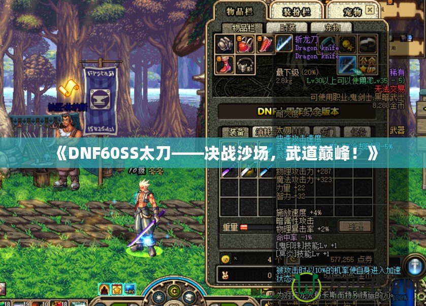 《DNF60SS太刀——決戰沙場，武道巔峰！》