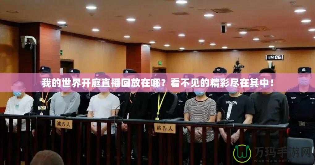 我的世界開庭直播回放在哪？看不見的精彩盡在其中！