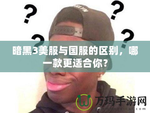 暗黑3美服與國服的區別，哪一款更適合你？