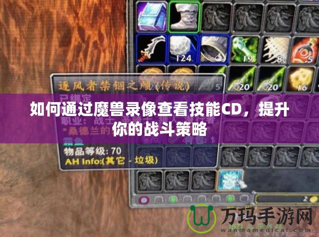 如何通過魔獸錄像查看技能CD，提升你的戰(zhàn)斗策略