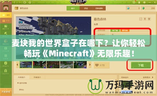 麥塊我的世界盒子在哪下？讓你輕松暢玩《Minecraft》無(wú)限樂(lè)趣！