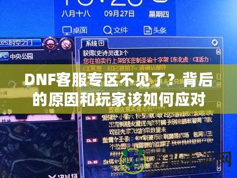 DNF客服專區不見了？背后的原因和玩家該如何應對