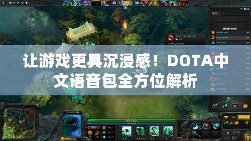 讓游戲更具沉浸感！DOTA中文語音包全方位解析