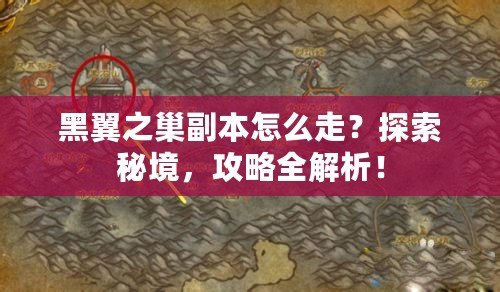 黑翼之巢副本怎么走？探索秘境，攻略全解析！