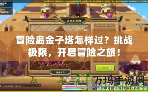 冒險島金子塔怎樣過？挑戰(zhàn)極限，開啟冒險之旅！