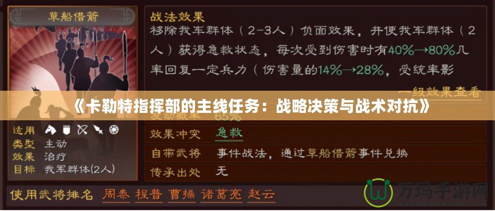《卡勒特指揮部的主線任務(wù)：戰(zhàn)略決策與戰(zhàn)術(shù)對(duì)抗》
