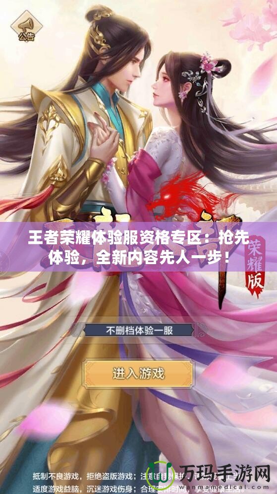 王者榮耀體驗(yàn)服資格專區(qū)：搶先體驗(yàn)，全新內(nèi)容先人一步！