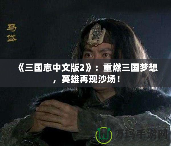 《三國志中文版2》：重燃三國夢想，英雄再現沙場！