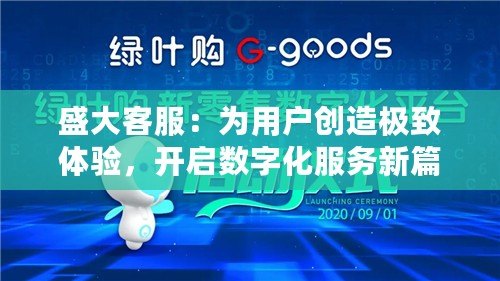 盛大客服：為用戶創造極致體驗，開啟數字化服務新篇章