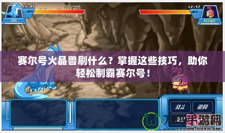 賽爾號火晶獸刷什么？掌握這些技巧，助你輕松制霸賽爾號！
