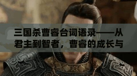 三國殺曹睿臺詞語錄——從君主到智者，曹睿的成長與領導之道