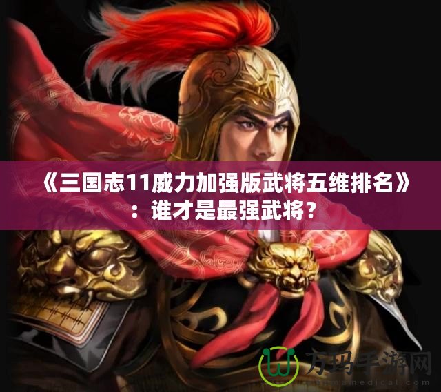 《三國志11威力加強版武將五維排名》：誰才是最強武將？