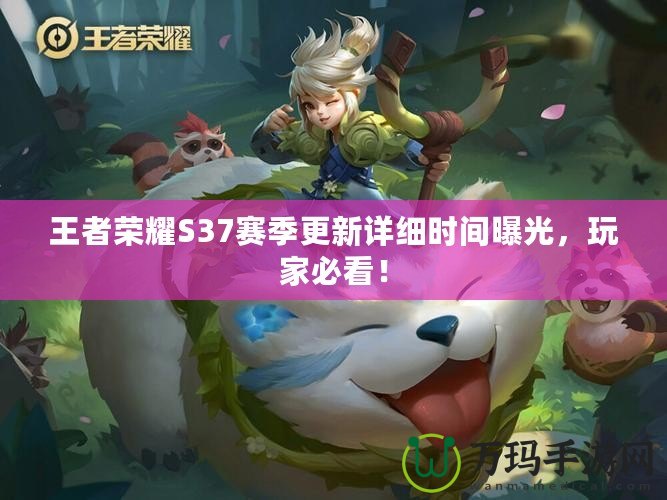 王者榮耀S37賽季更新詳細時間曝光，玩家必看！