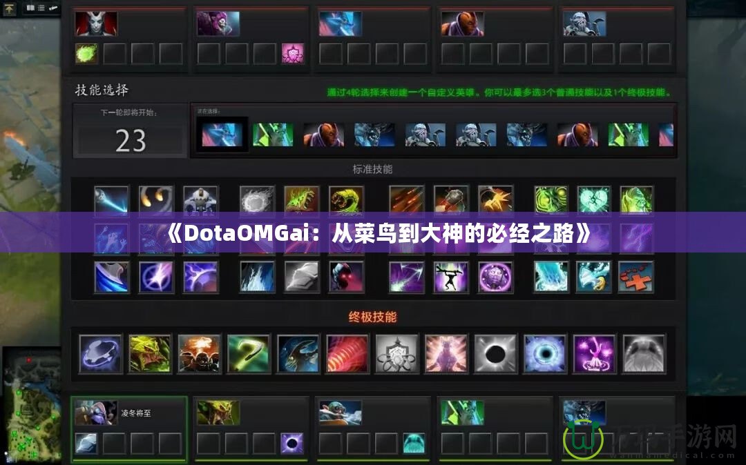 《DotaOMGai：從菜鳥到大神的必經之路》