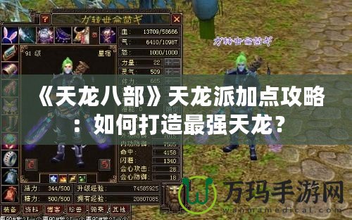 《天龍八部》天龍派加點(diǎn)攻略：如何打造最強(qiáng)天龍？