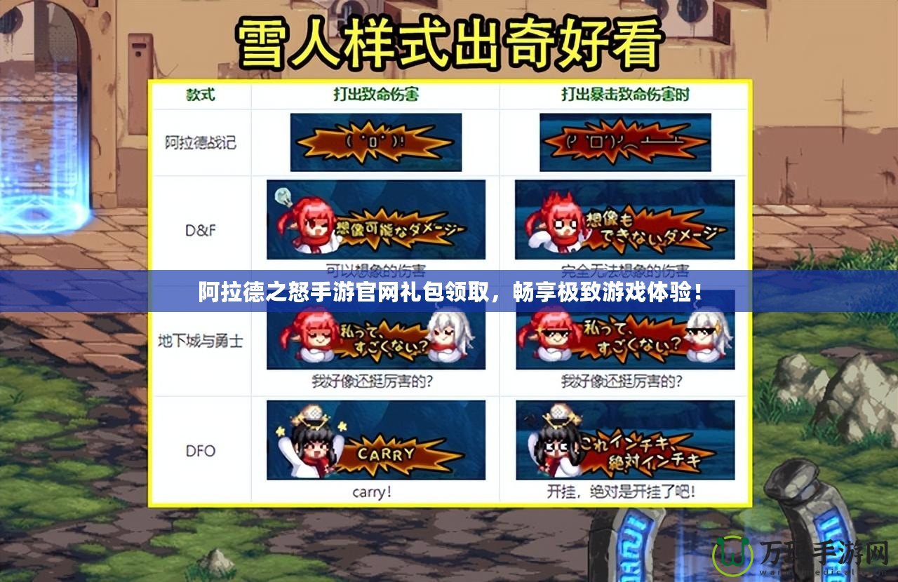 阿拉德之怒手游官網(wǎng)禮包領(lǐng)取，暢享極致游戲體驗(yàn)！